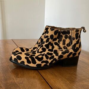 Jeffrey Campbell Tan and Black Ankle Booties